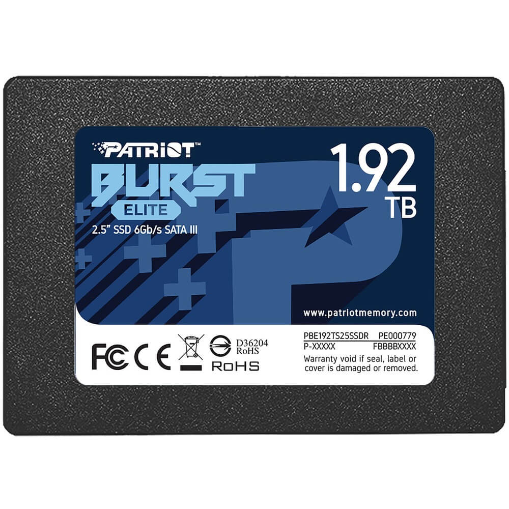 Жесткий диск Patriot BURST E SSD 2TB (PBE192TS25SSDR)