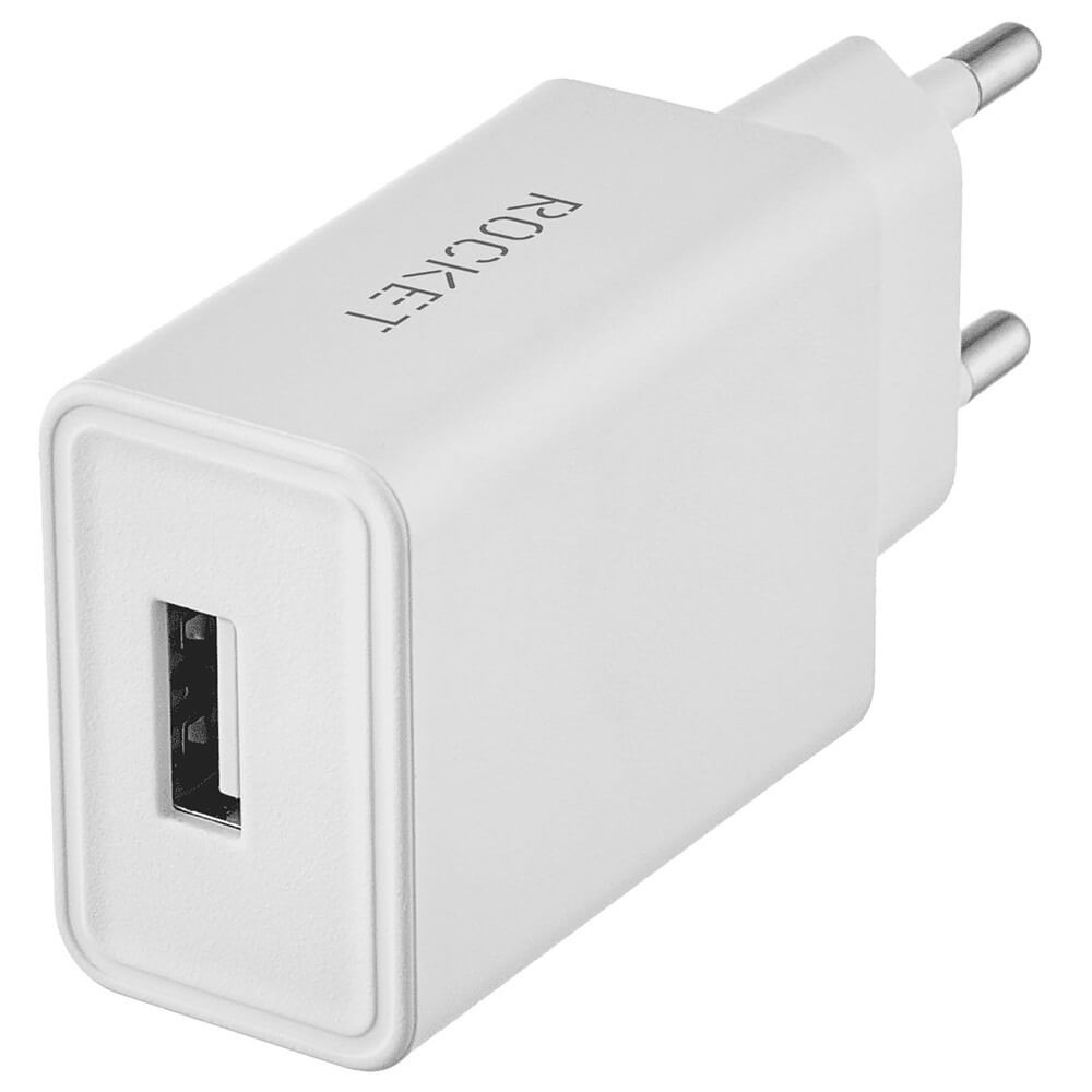 Зарядное устройство Rocket 10.5W Base (USB-A), белый