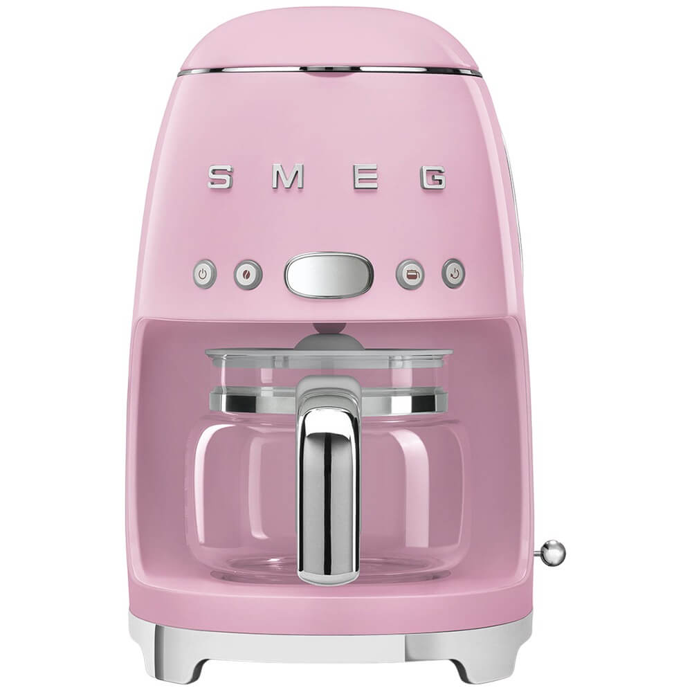 Кофеварка Smeg DCF02PKEU, цвет розовый