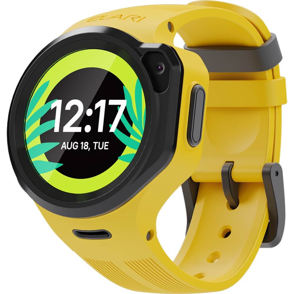 Детские смарт-часы Elari KidPhone 4GR c Марусей Yellow, цвет жёлтый
