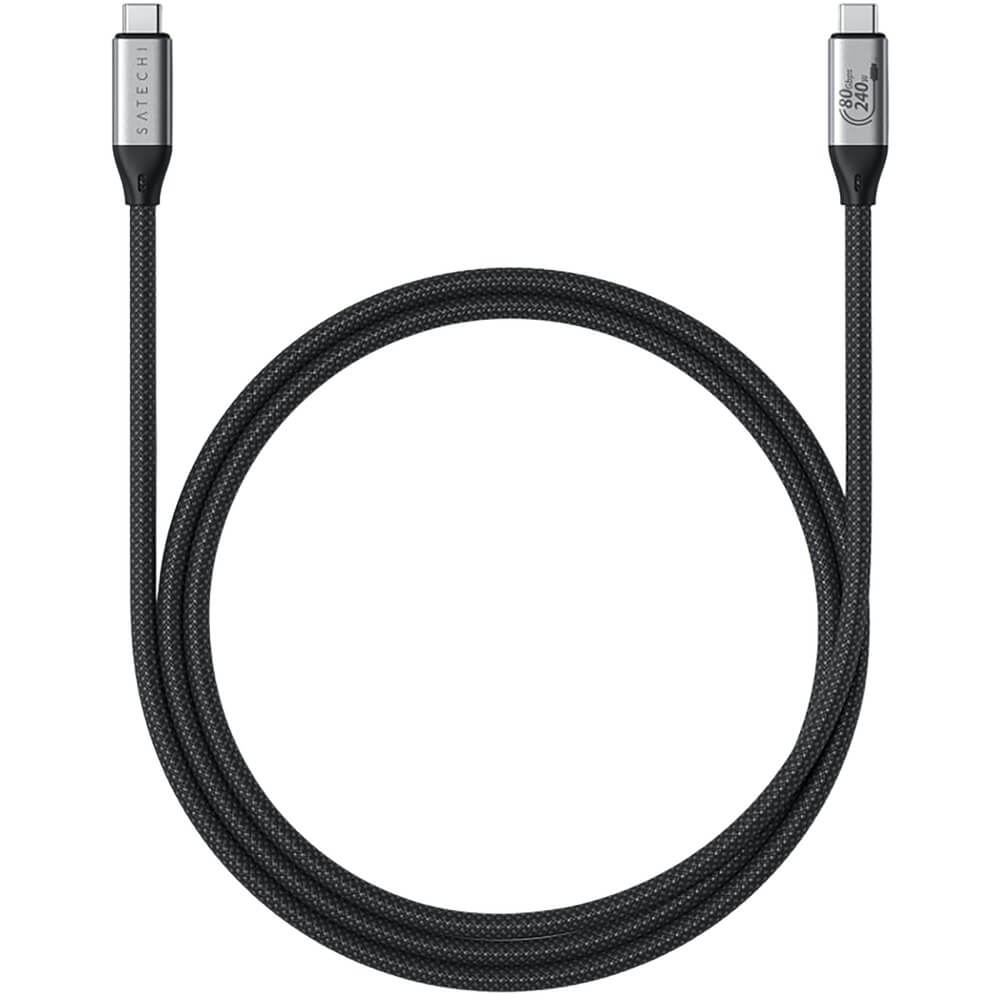 Кабель Satechi USB4 V2 Pro 1.2 м чёрный (ST-YU4120K)