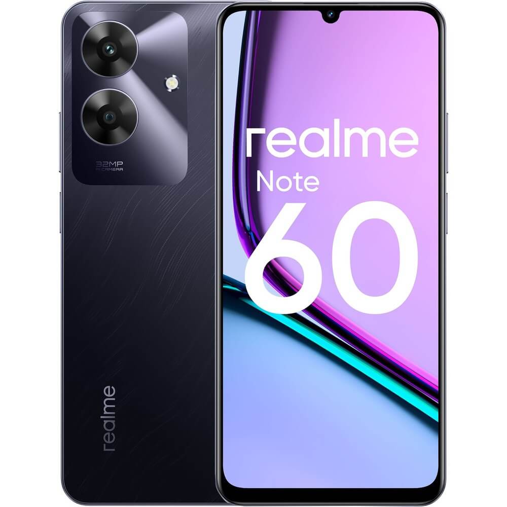 Смартфон Realme Note 60 4+128 ГБ чёрный