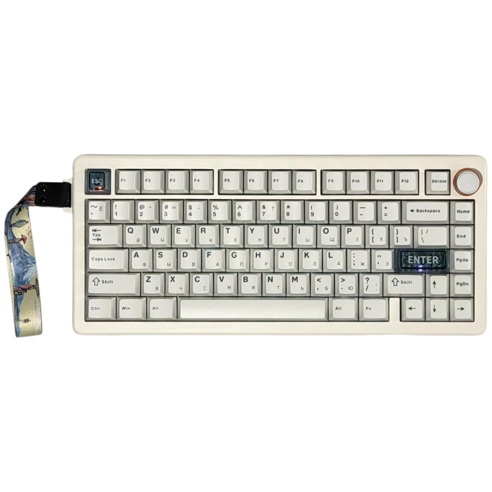 Клавиатура CIDOO QK75 белая