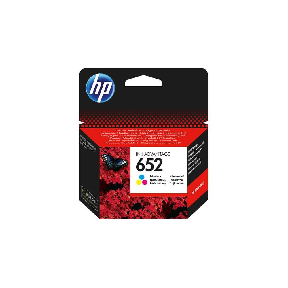 Картридж HP 652 трёхцветный (F6V24AE)
