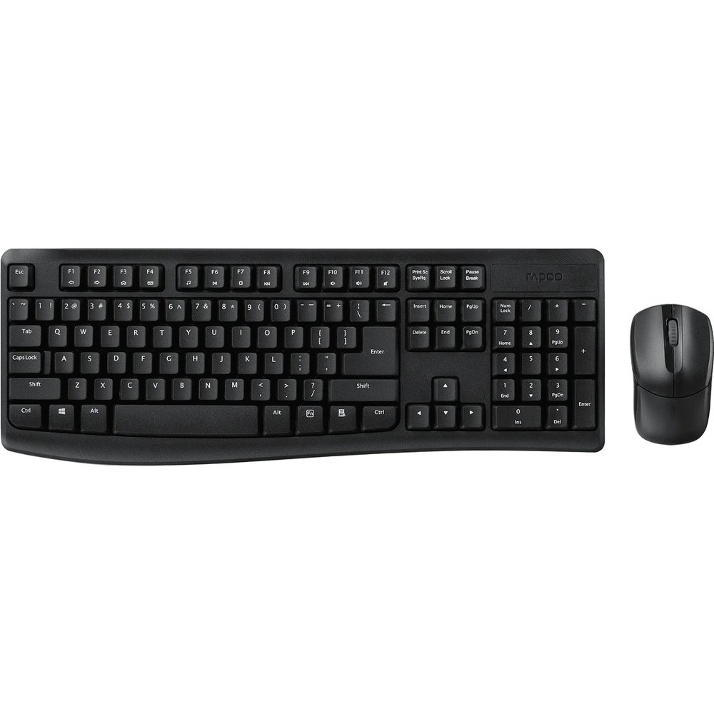 Комплект клавиатуры и мыши Rapoo X1800PRO черный