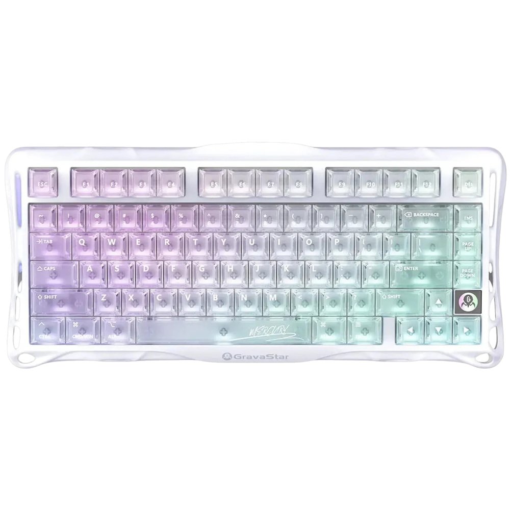 Клавиатура Gravastar Mercury K1 Lite Mint розово-голубой