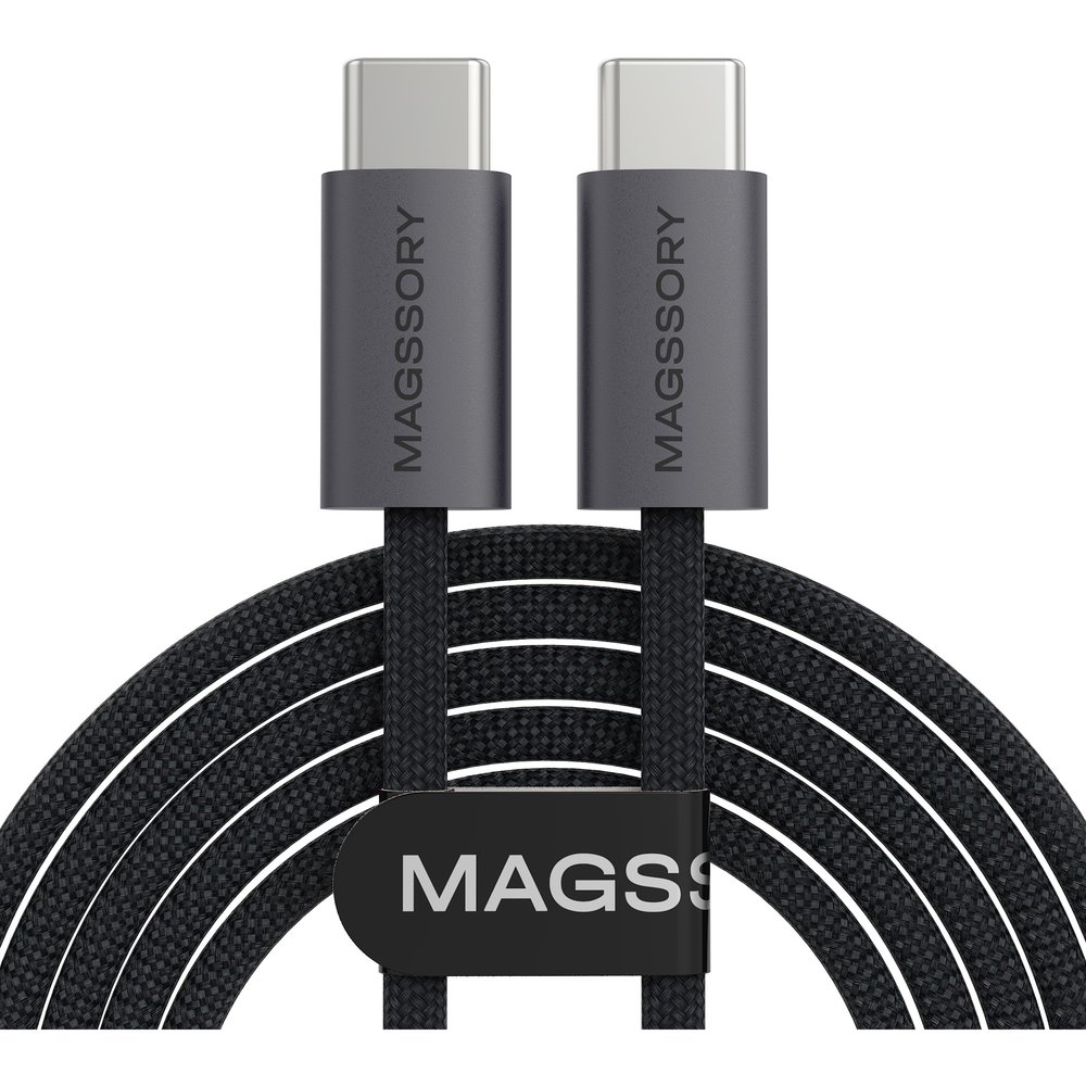Кабель Magssory Line USB-C 2.4 м серый (CBL012g)
