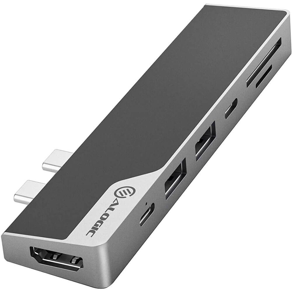 USB разветвитель Alogic Dock Nano 2nd Gen, серый космос (ULDNAG2-SGR)