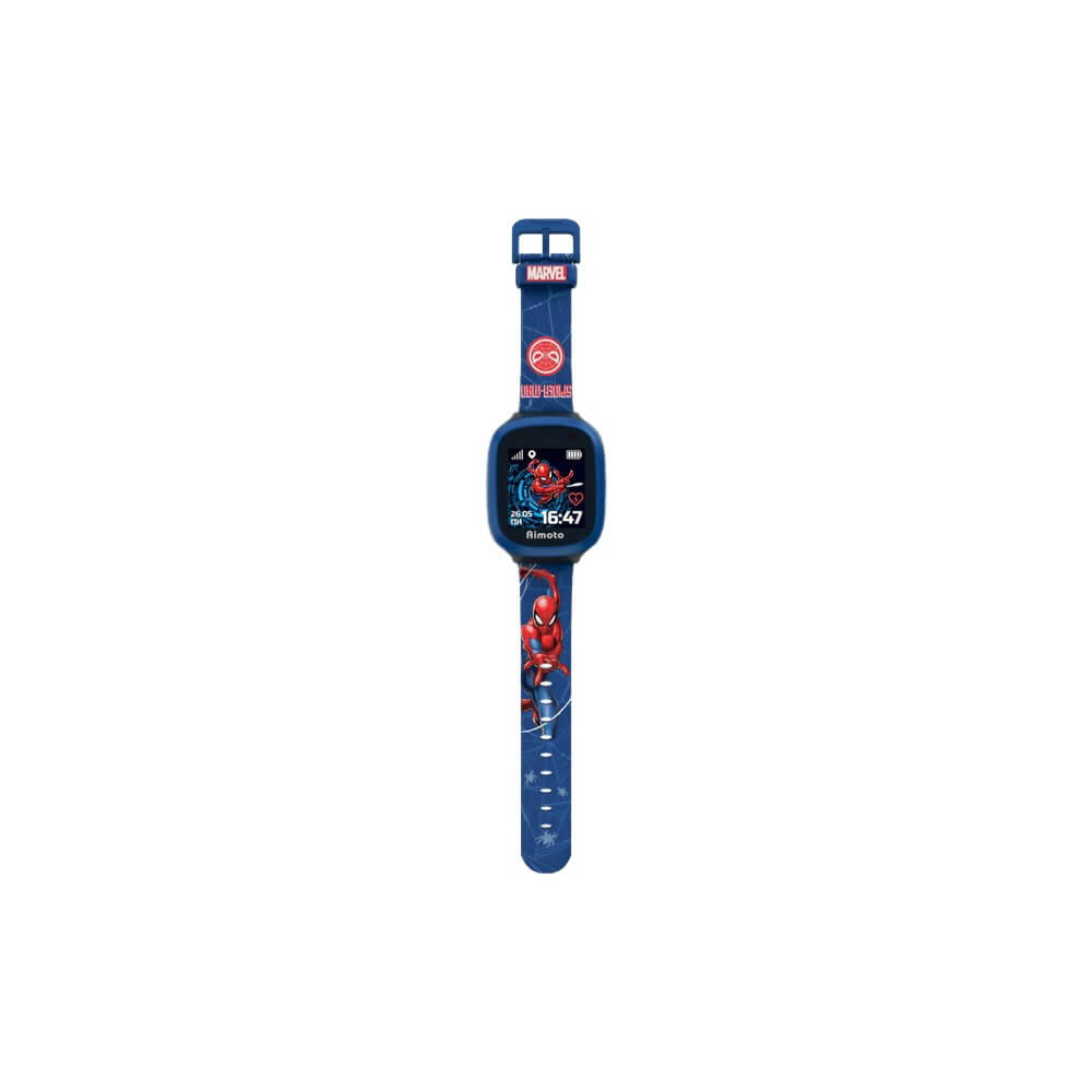 Детские умные часы Кнопка жизни Aimoto SPIDER-MAN 9301101, цвет синий - фото 1