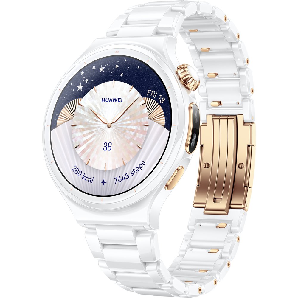 Смарт-часы Huawei Watch 6 Pro 43 мм белая керамика (55020KDA)