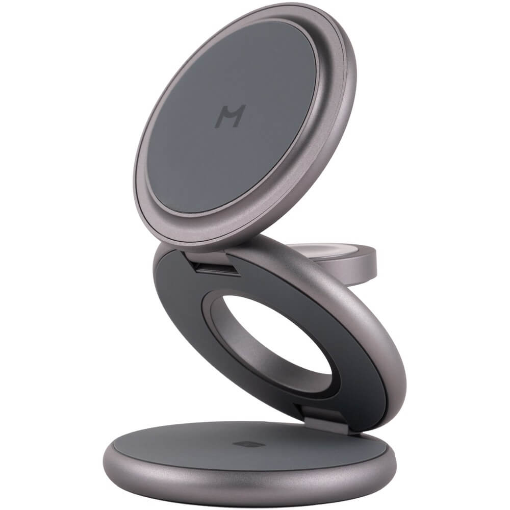 Беспроводное зарядное устройство Magssory Disc Signature Edition 3 в 1 Midnight (WCH053)