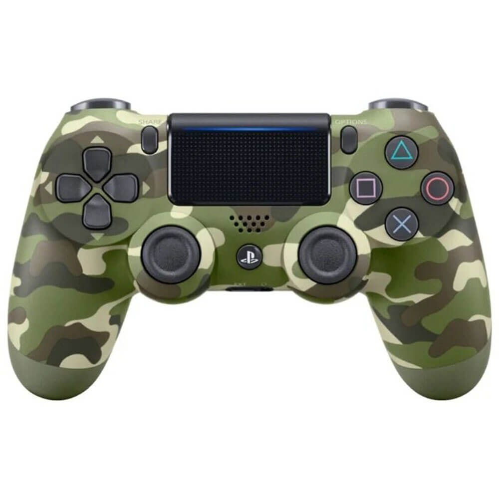 Геймпад Sony Dualshock 4, v2 (CUH-ZCT2E) green camouflage, цвет зеленый