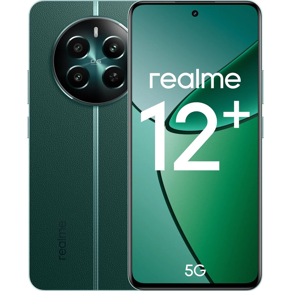 Смартфон Realme 12+ 5G 256 ГБ зелёный