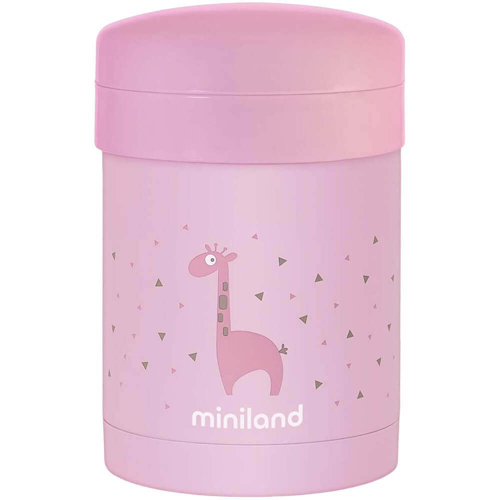 Детский термос Miniland Silky Thermetic 89227, цвет розовый