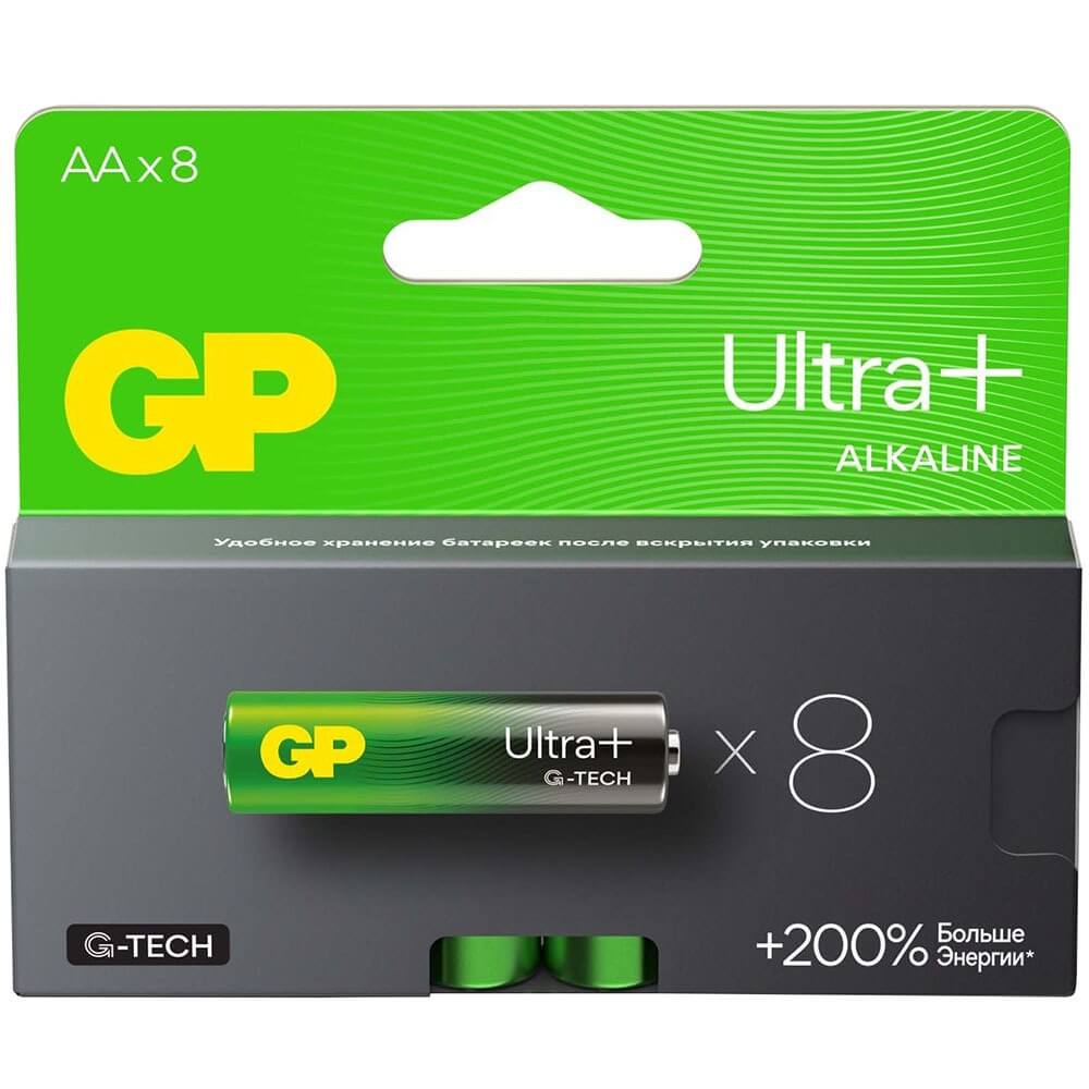Батарейка GP Ultra Plus Alkaline 15AUPA21-2CRB8 (8 шт)