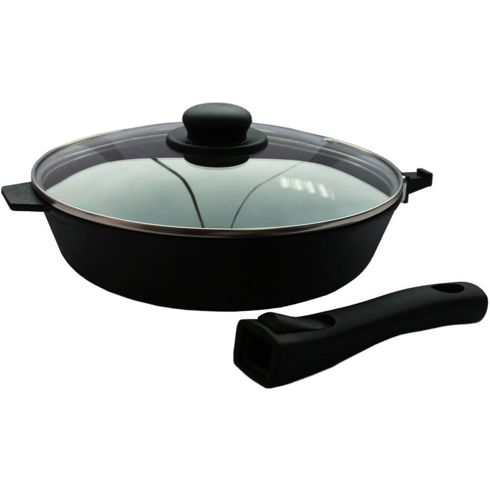 Сковорода Камская Посуда с6062, цвет чёрный