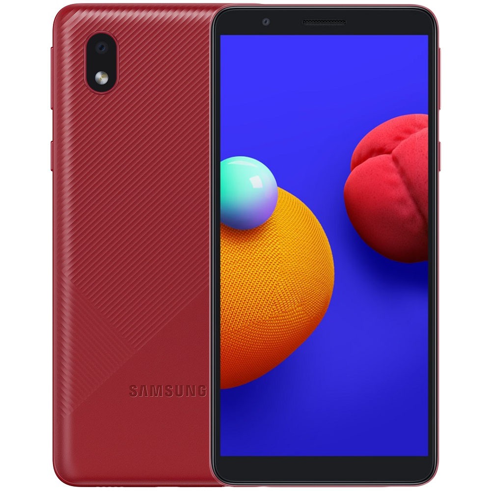 Смартфон Samsung Galaxy A01 Core красный - фото 1