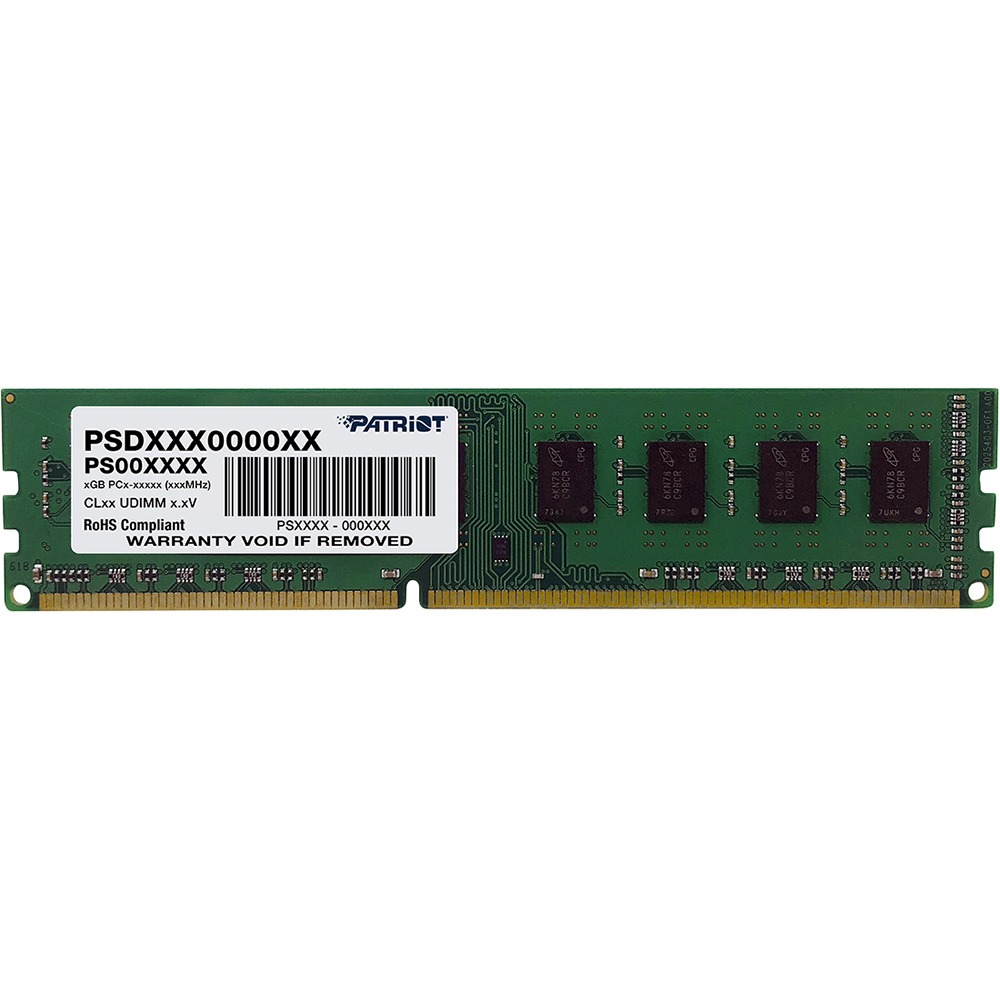 Оперативная память Patriot 4GB DDR3 Signature LV (PSD34G1600L81)