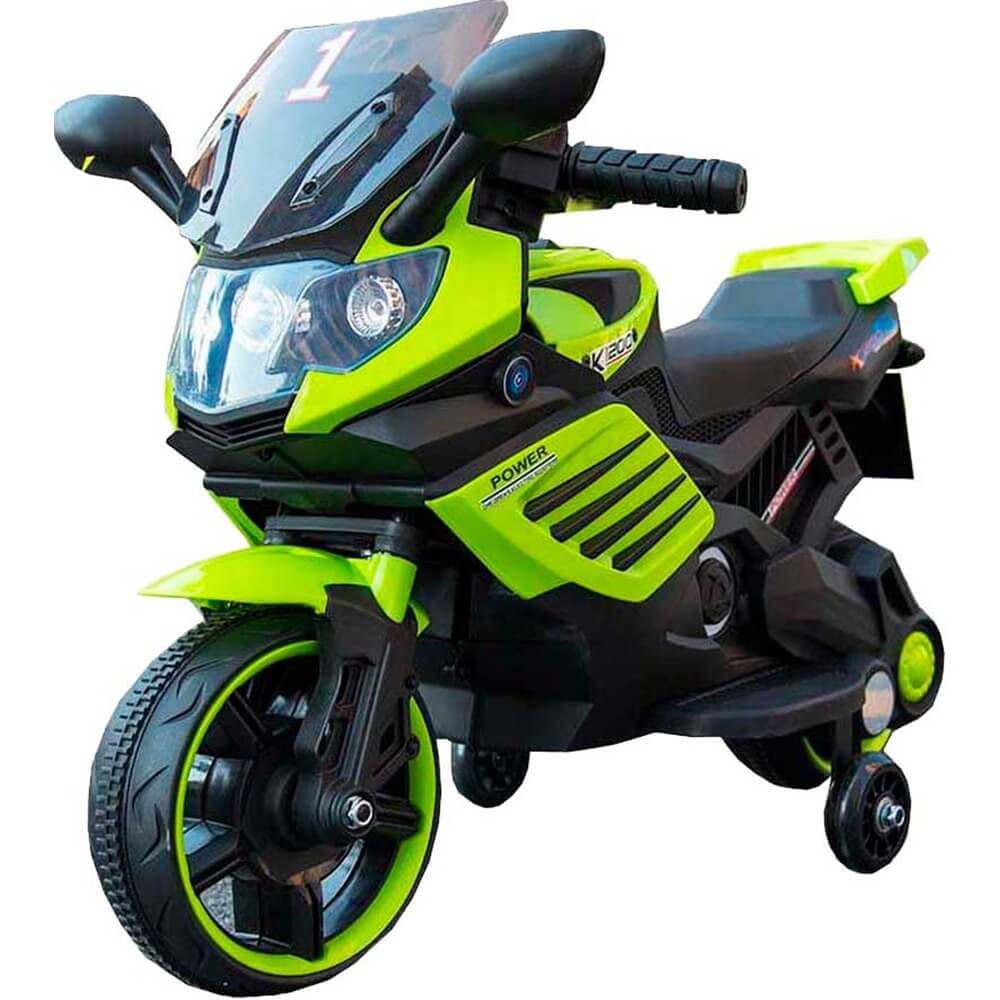 Детский мотоцикл Toyland Minimoto LQ 158 зелёный от Технопарк