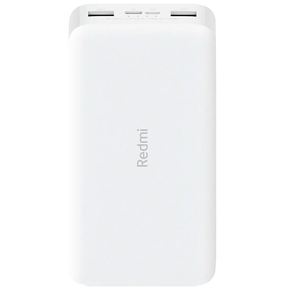 Внешний аккумулятор Xiaomi Redmi Power Bank 20000 мАч, белый