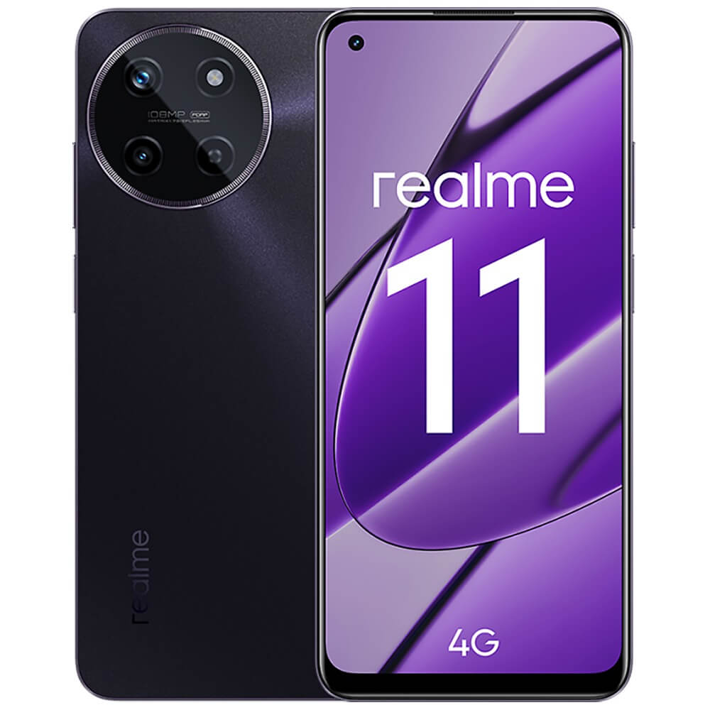 Смартфон Realme 11 128 ГБ чёрный