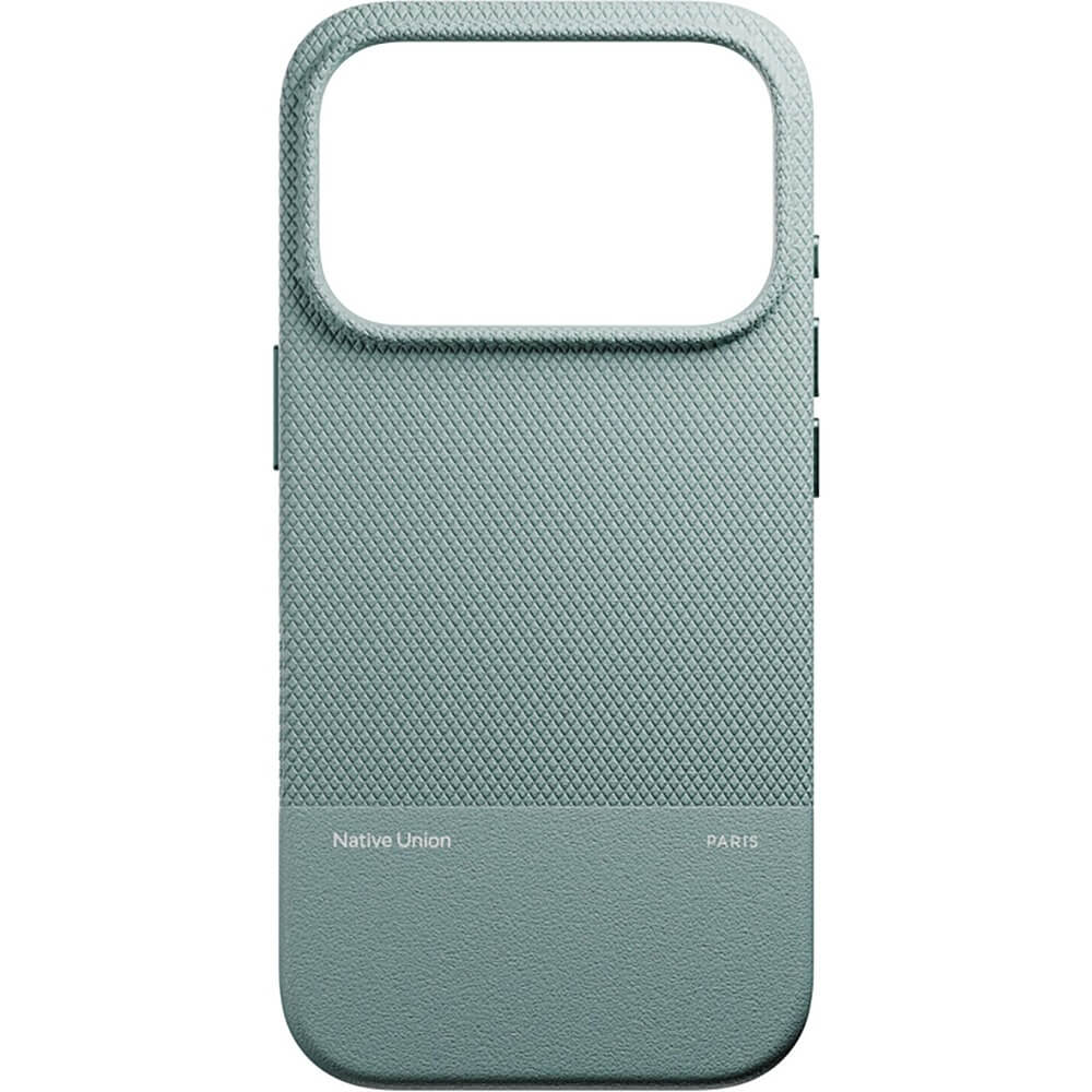 Чехол Native Union (Re)Classic Case MagSafe для iPhone 17 Pro сланцево-зелёный (RECLA-GRN-NP25P)