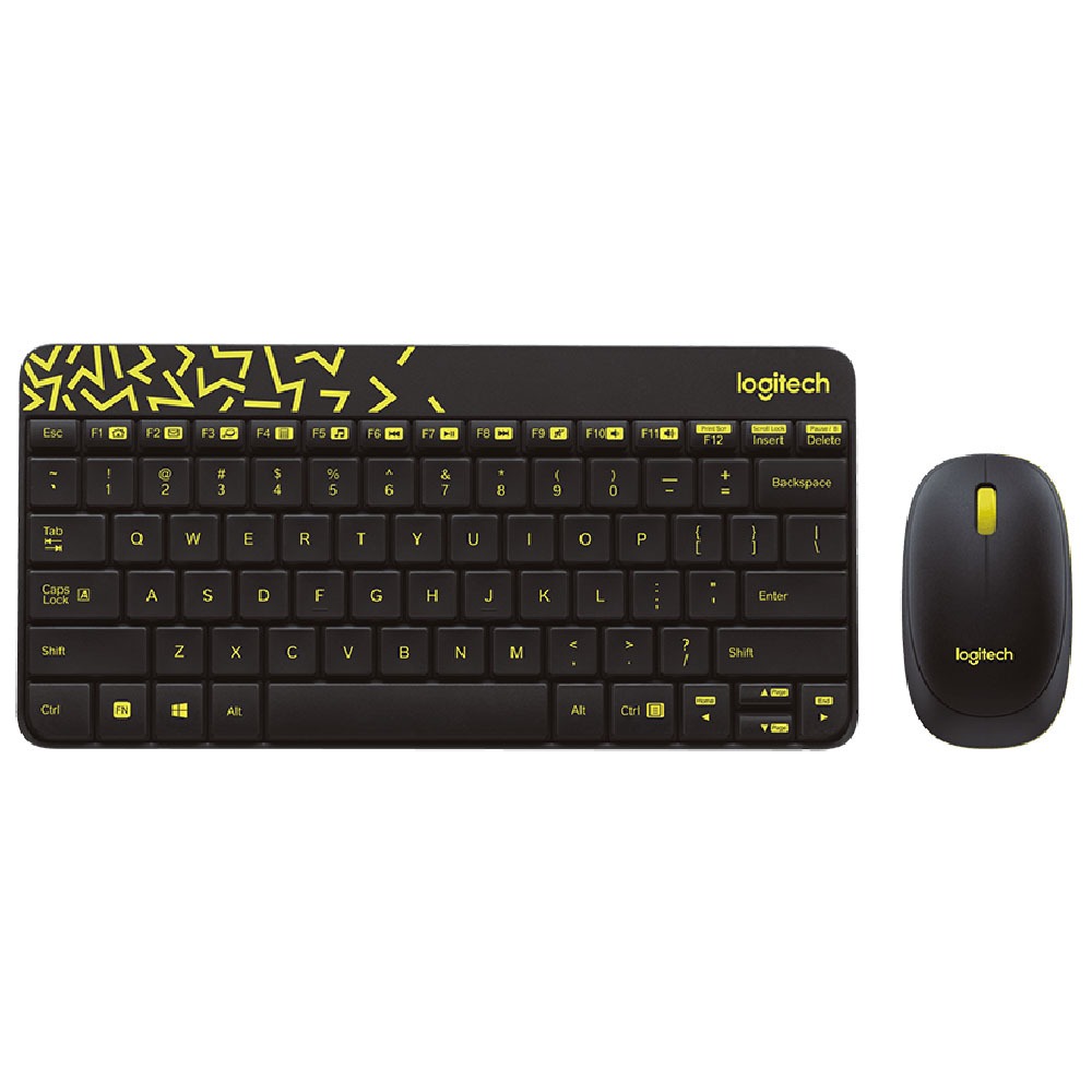 Комплект клавиатуры и мыши Logitech Wireless Desktop MK240 Nano Black (920-008213), цвет чёрный