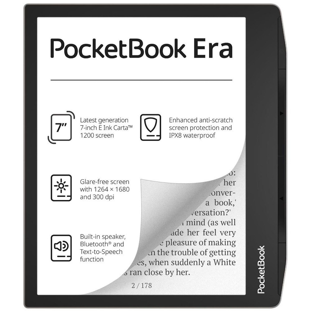 Электронная книга PocketBook 700 Stardust Silver (PB700-U-16-WW)