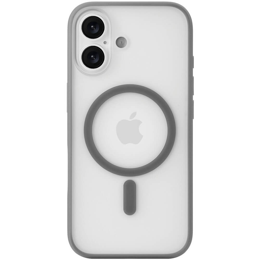 Чехол uBear Cloud Mag Case MagSafe для iPhone 17 серый (CS572GR63MT-I25M)