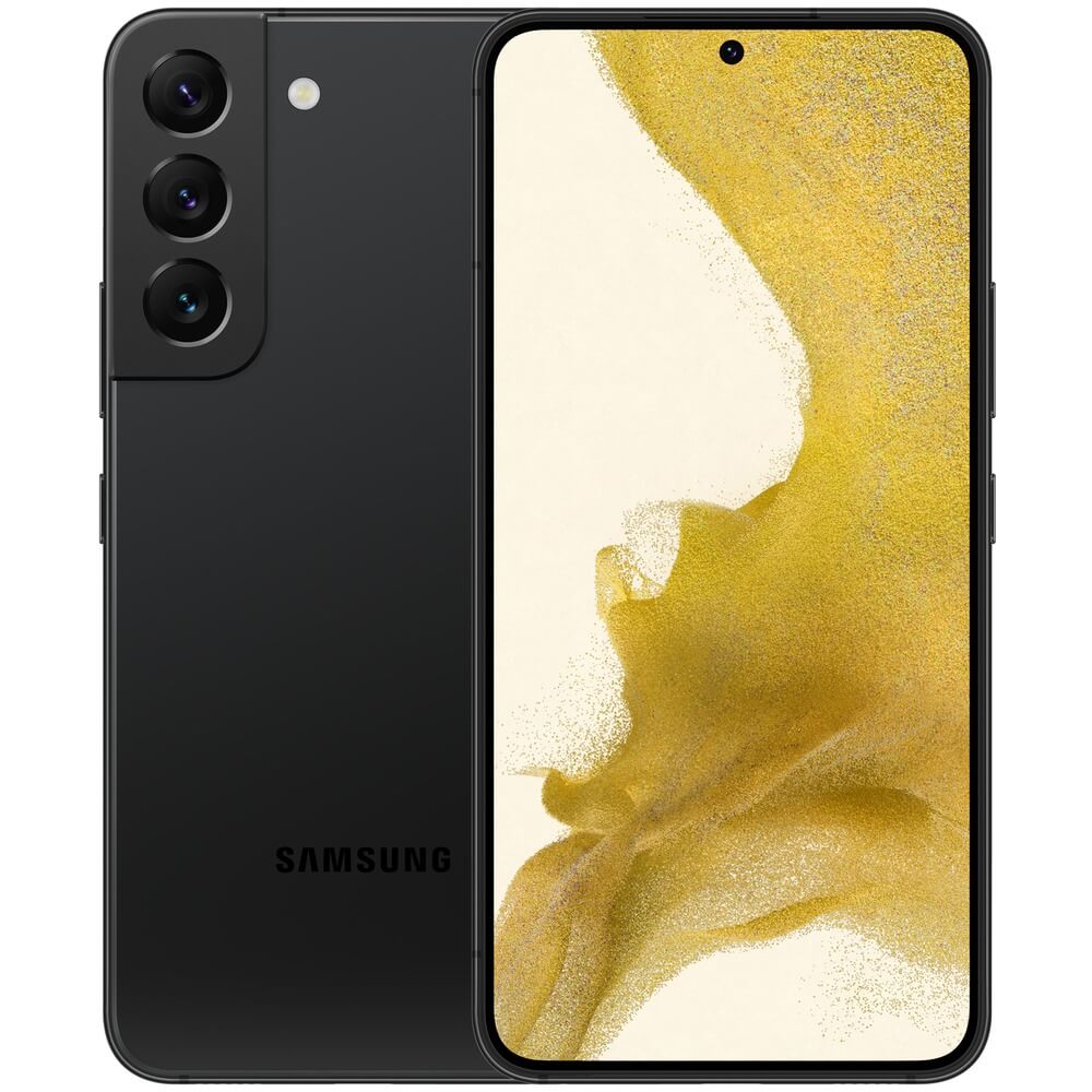 Смартфон Samsung Galaxy S22 256 ГБ чёрный фантом
