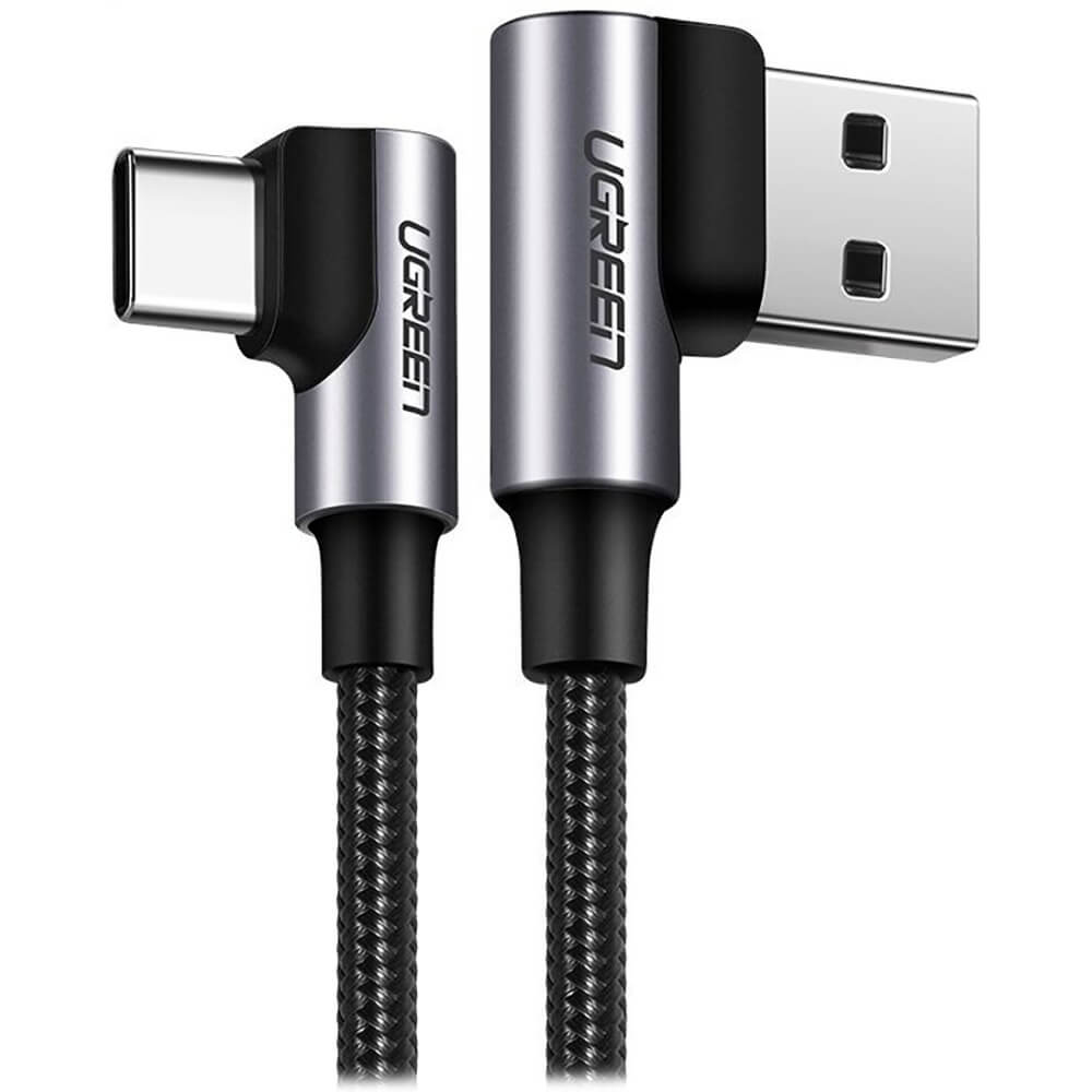 Кабель Ugreen US176 USB-C/USB 2.0 1 м чёрный