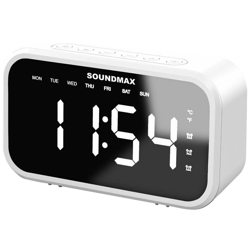Радиоприемник Soundmax SM-1511B, белый - фото 1