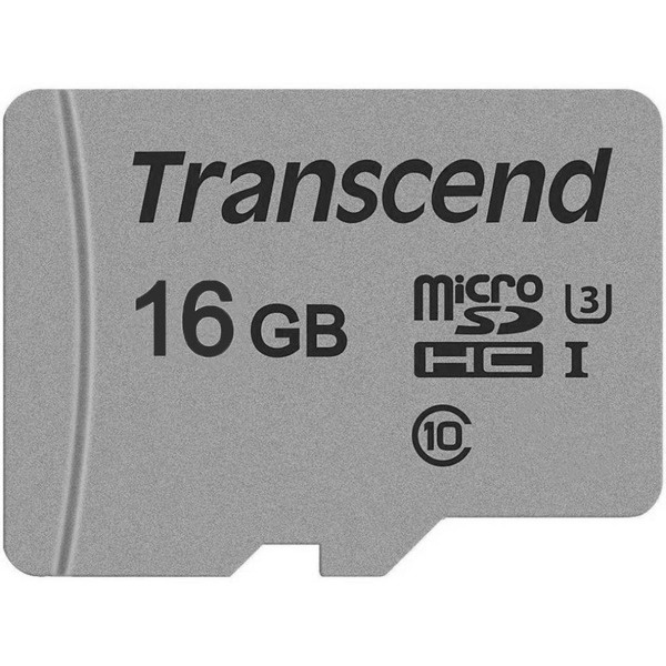 Карта памяти Transcend MicroSDXC 16GB UHS-I U1 (TS16GUSD300S-A)