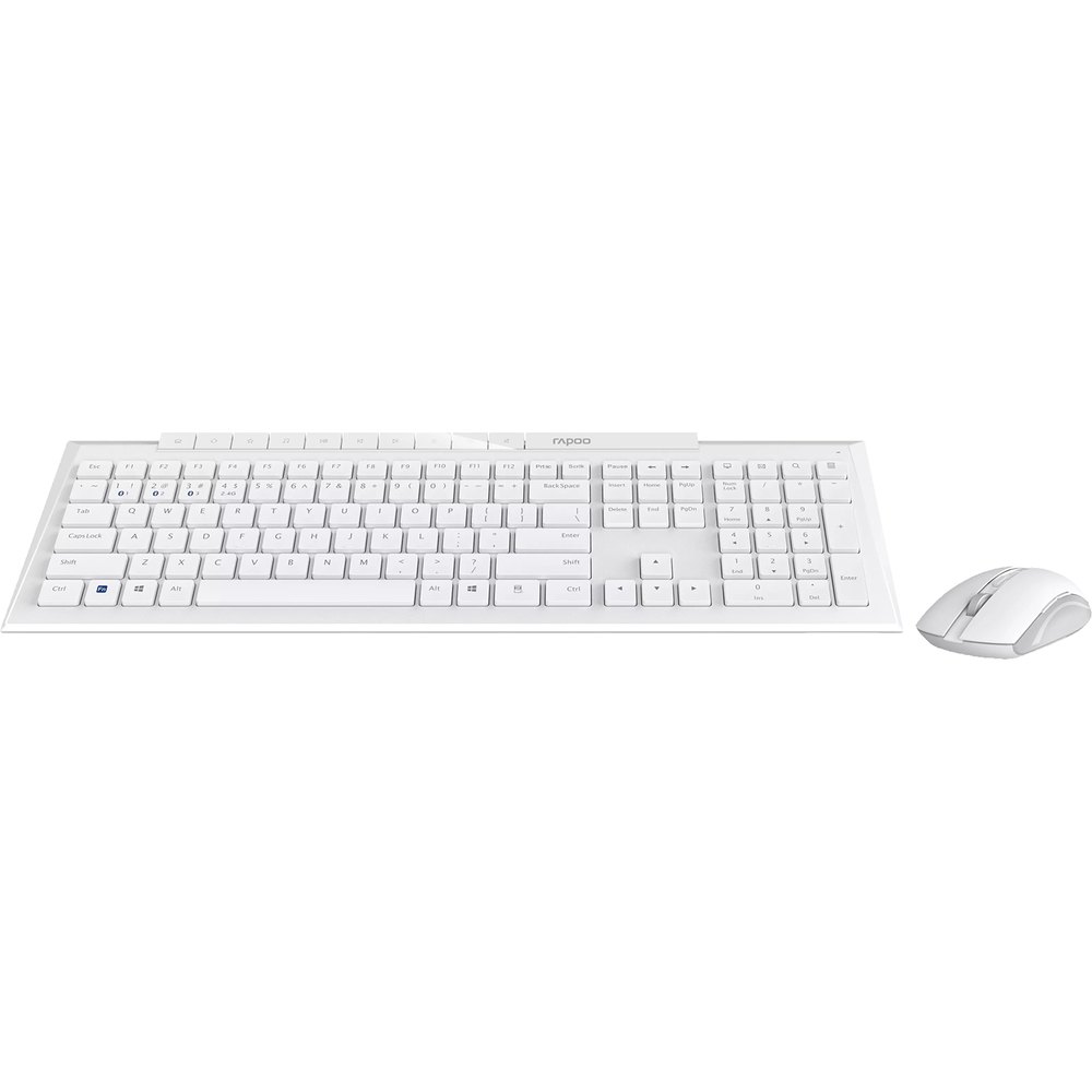 Комплект клавиатуры и мыши Rapoo 8210M-WHT белый