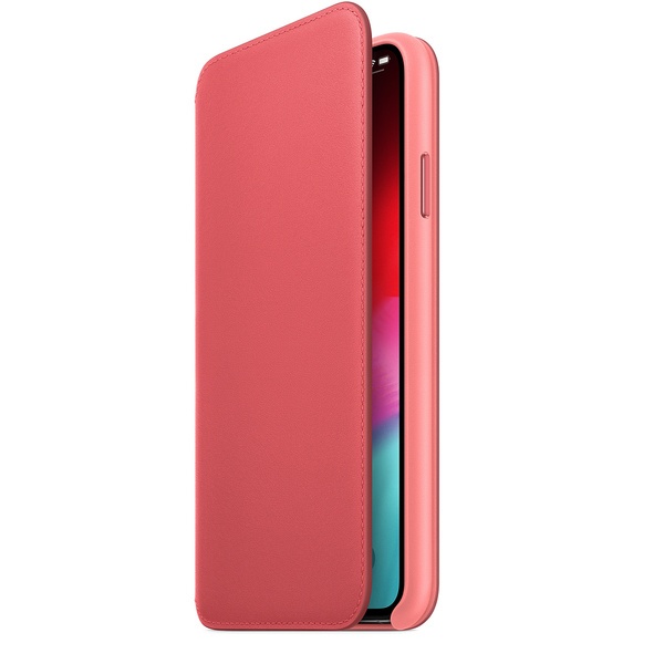 Чехол для смартфона Apple iPhone XS Max Leather Folio, розовый - фото 1