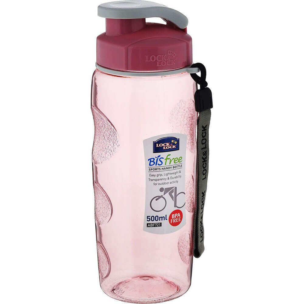 Бутылка Lock&Lock Sports ABF721P розовая от Технопарк