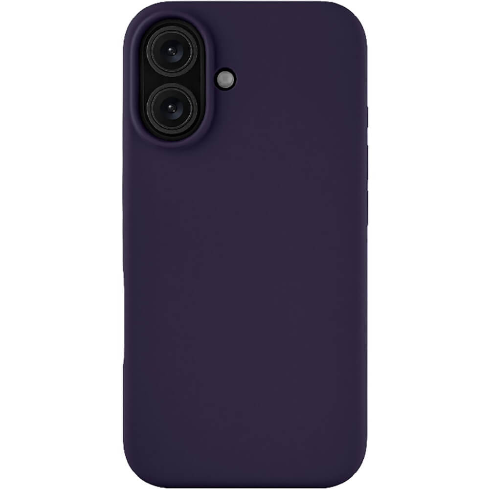 Чехол uBear Touch Mag Case для iPhone 16 тёмно-фиолетовый