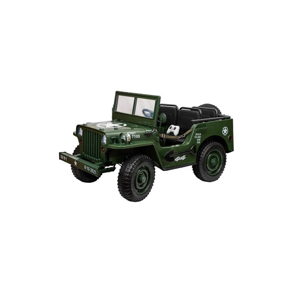 Детский электротранспорт Toyland Jeep Willys YKE 4137 Army green от Технопарк