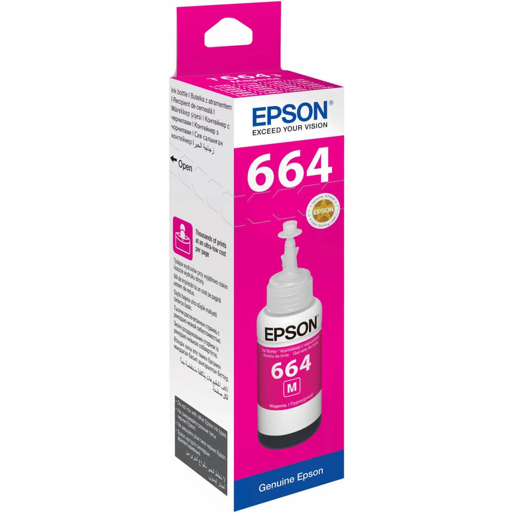 Картридж Epson 664 пурпурный (C13T664398)