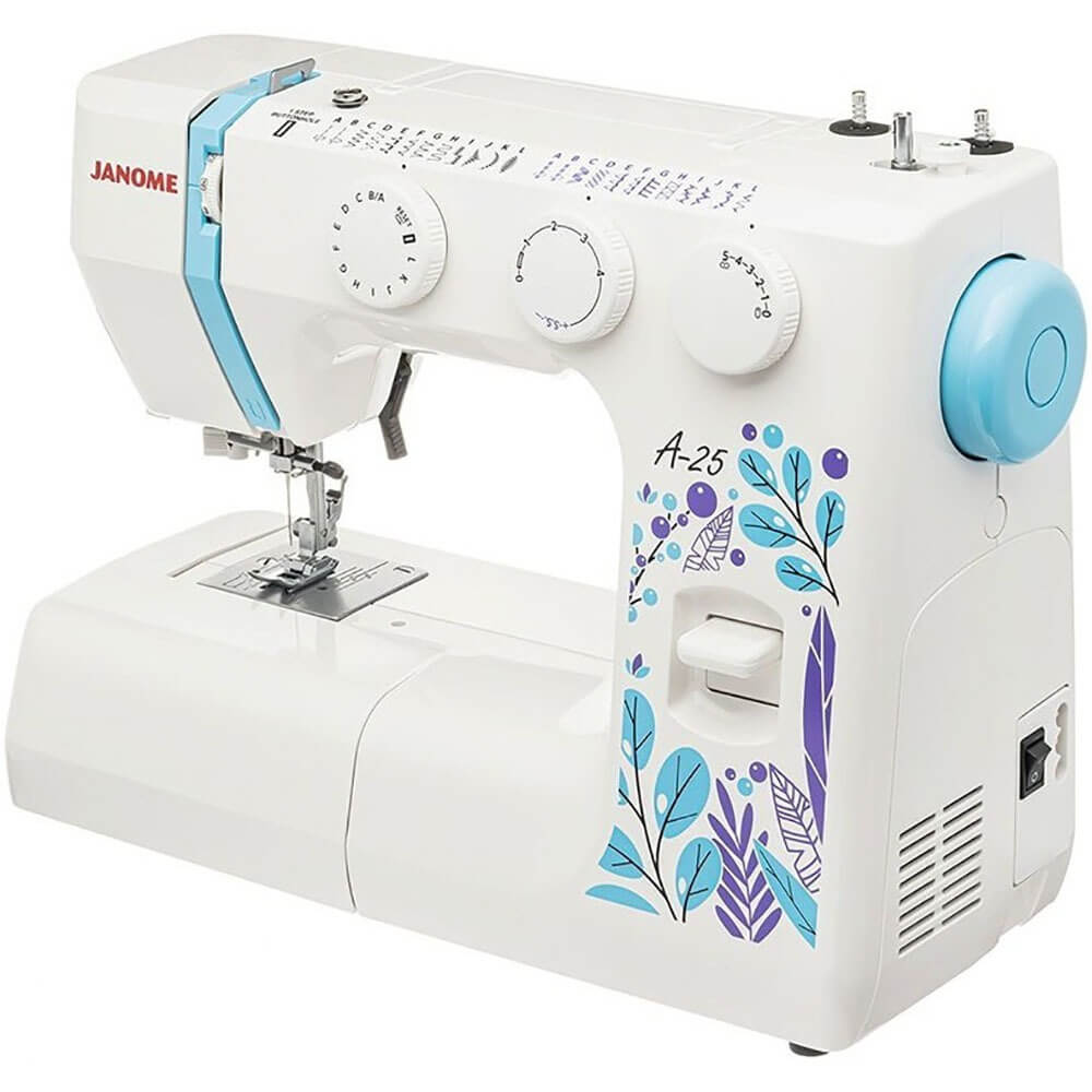 Швейная машинка Janome A-25, цвет белый