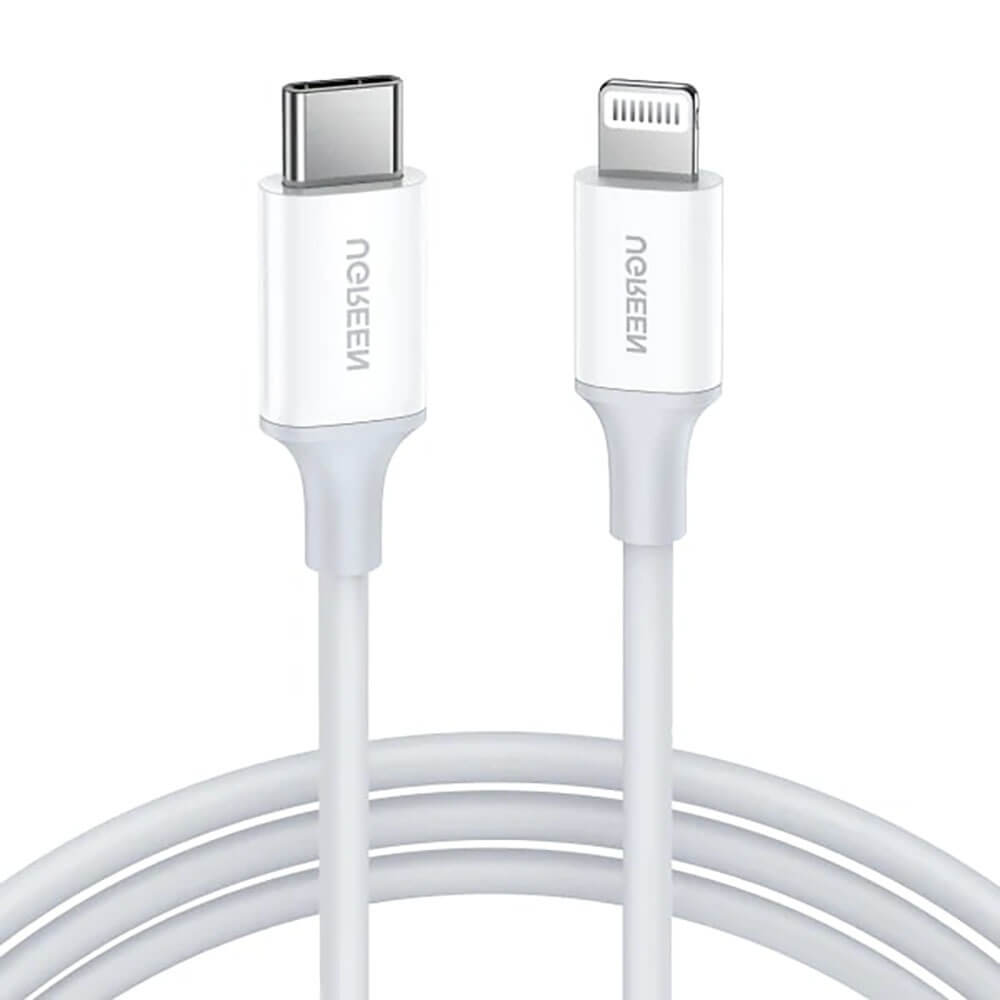 Кабель Ugreen 60749 USB Type-C-Lightning 2 м, белый