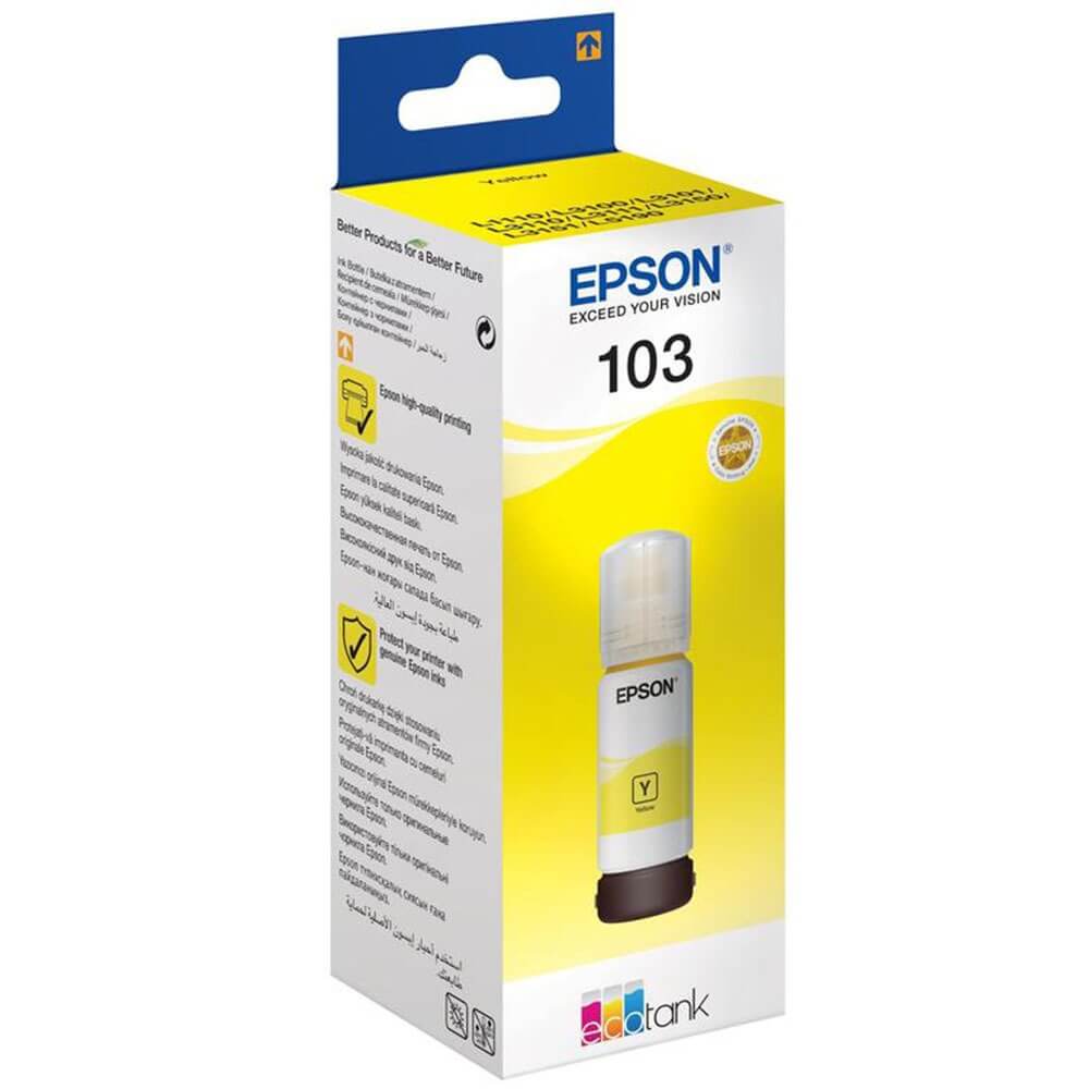Картридж Epson 103 желтый (C13T00S44A)