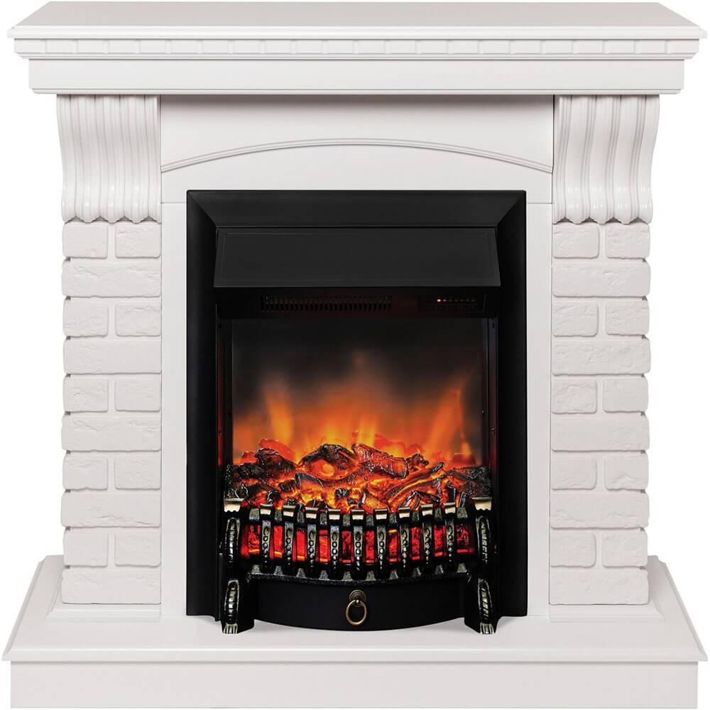 Камин RealFlame Jazz STD/EUG WT+ Fobos LUX BL