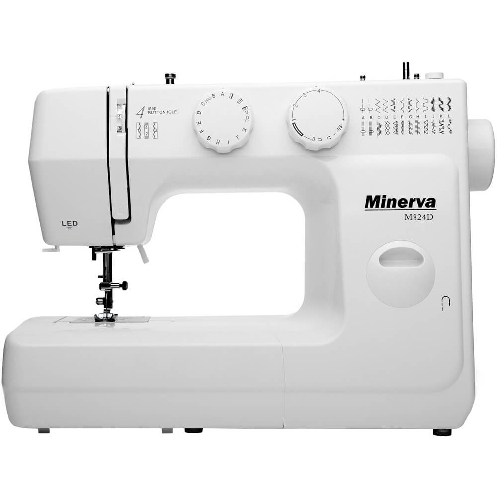Швейная машинка Minerva M824D, цвет белый - фото 1