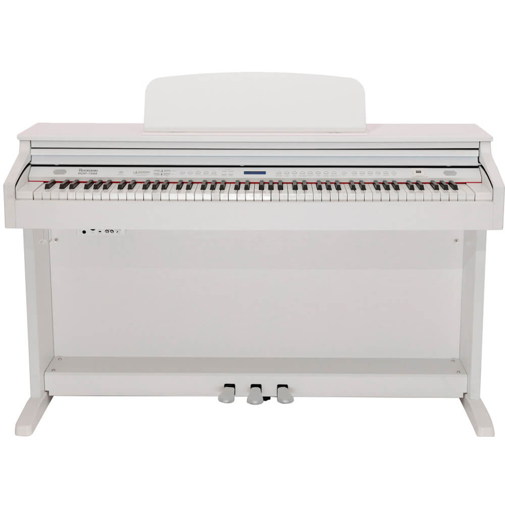Синтезатор и миди-клавиатура Rockdale Keys RDP-7088 White - фото 1