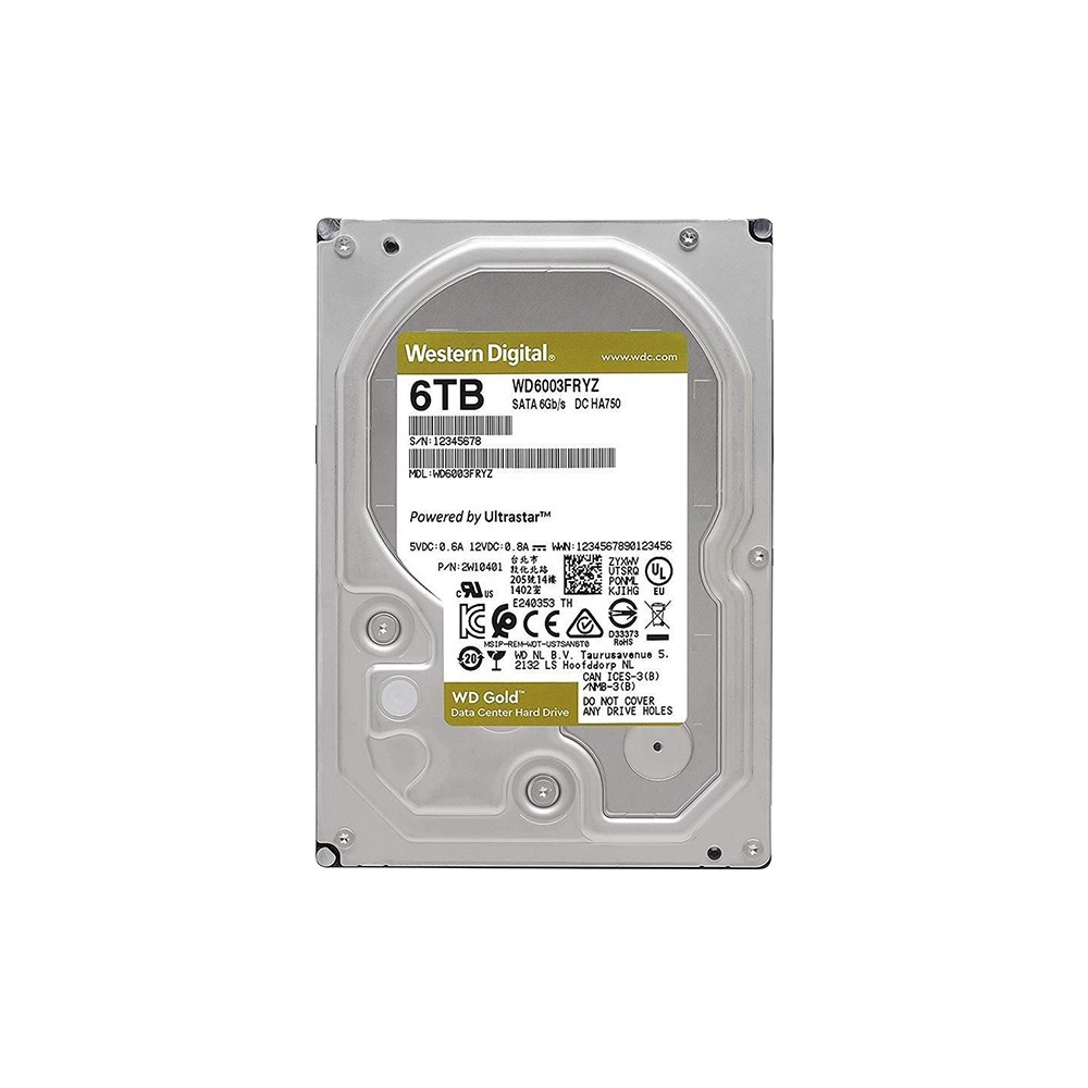 Жесткий диск Western Digital Original 6TB Gold 6003FRYZ 3069000₽