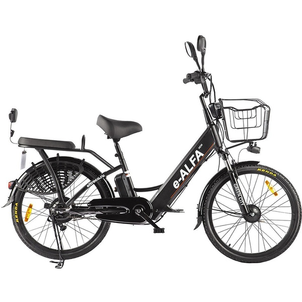Электровелосипед Green City e-ALFA New 2151 черный