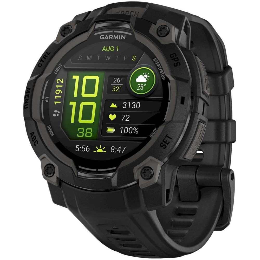 Смарт-часы Garmin Instinct 3 45 мм Amoled чёрный (010-02936-00)