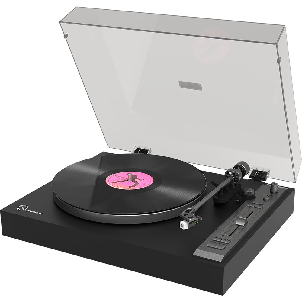 Проигрыватель виниловых пластинок Reproductor RP-300BT Black (2026)