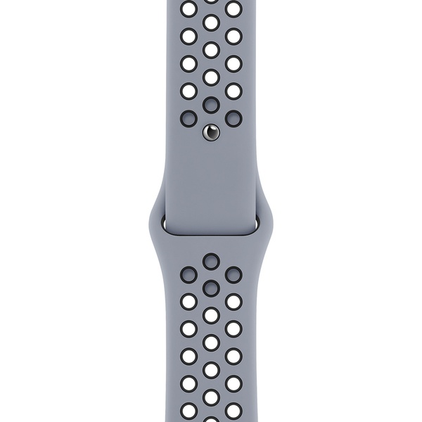Ремешок для умных часов Apple Nike Sport 44 мм, дымчатый серый/чёрный (MG403ZM/A)
